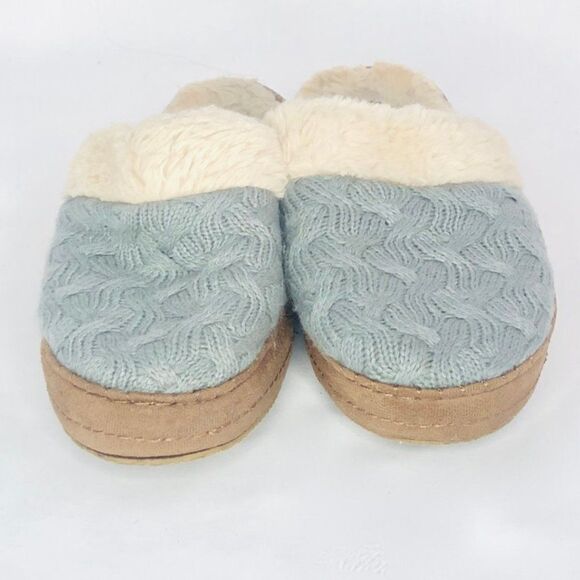 Nautica Shoes - Nautica Claxton Faux Fur Knit Slippers, Large 9/10